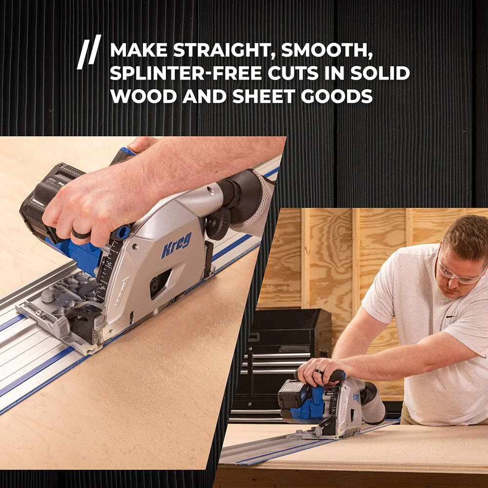 Ionic Drive 6-1/2" Plunge-Cut Track Saw Kit - 20V - Image 2
