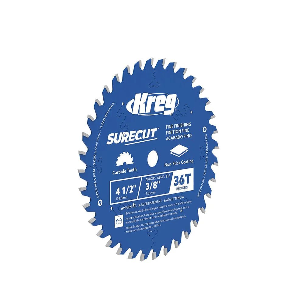 4 1/2″ SureCut Fine Finishing 36-Tooth Saw Blade