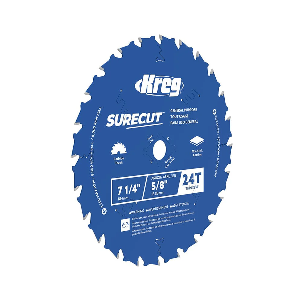 7 1/4″ SureCut General Purpose 24-Tooth Saw Blade