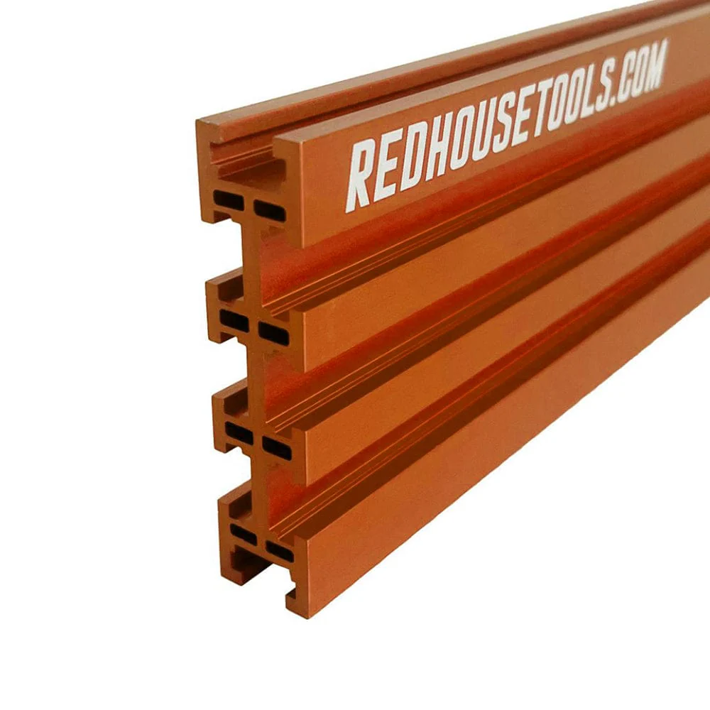 36″ Universal Aluminum Woodworking Multi-Track- Orange- 1 Piece