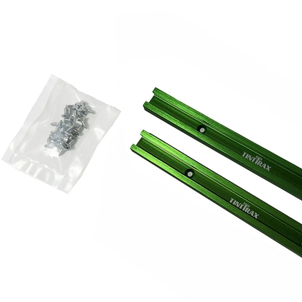 24″ Universal Profile T-Track Kit- Dark Green- 2 Piece