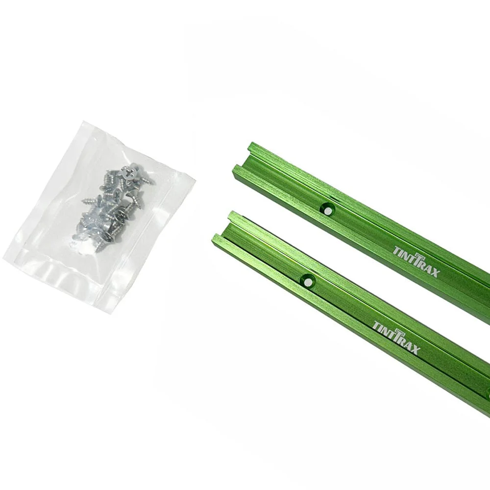 24″ Universal Profile T-Track Kit- Light Green- 2 Piece