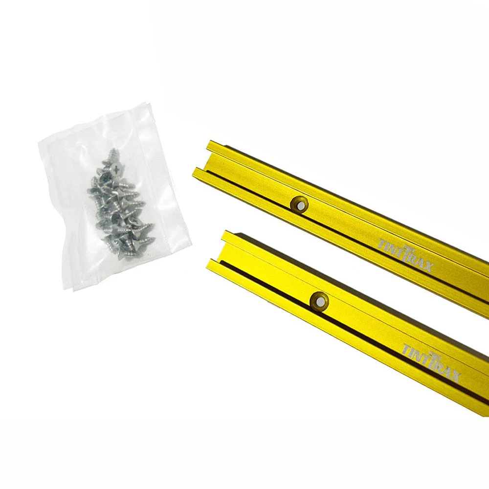 24″ Universal Profile T-Track Kit- Yellow- 2 Piece
