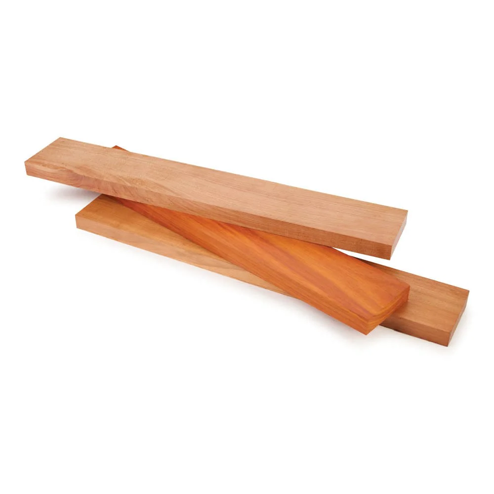 Patagonian Rosewood, Sirari Rosewood, African Padauk Thin Stock Assortment – 3/4″ x 3″ x 18″ – 3 Piece