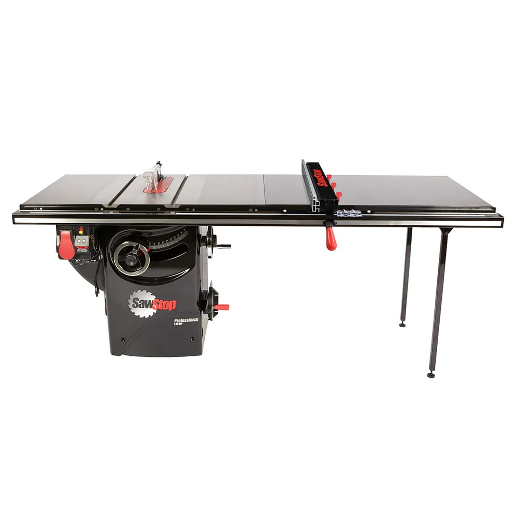 1-3/4 HP Professional Cabinet Saw with 52″ Pro T-Glide Advance Fence System – 1 PH – 110V