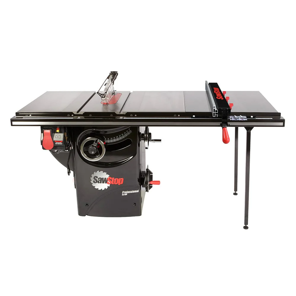 3 HP Professional Cabinet Saw with 36” Professional T-Glide Advance Fence System – 1 PH 230V