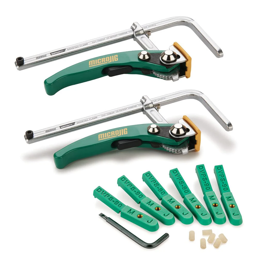 MATCHFIT Dovetail Ratchet Clamps and MATCHFIT Dovetail Pop Stop – 6 Piece