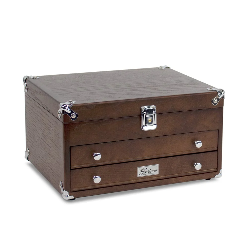 2-Drawer EDC Chest – Dark Oak