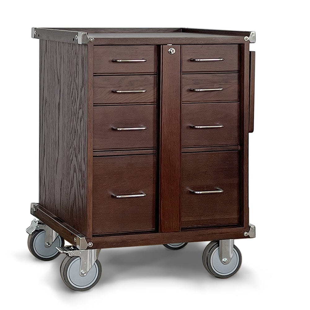 5-Drawer Large Roller Cabinet – Dark Oak
