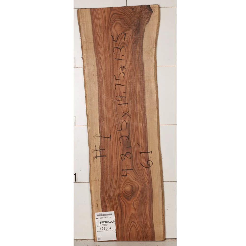 Bolivian Rosewood Slab - 1-1/4" x 14-3/4" x 48-1/4" - Image 2