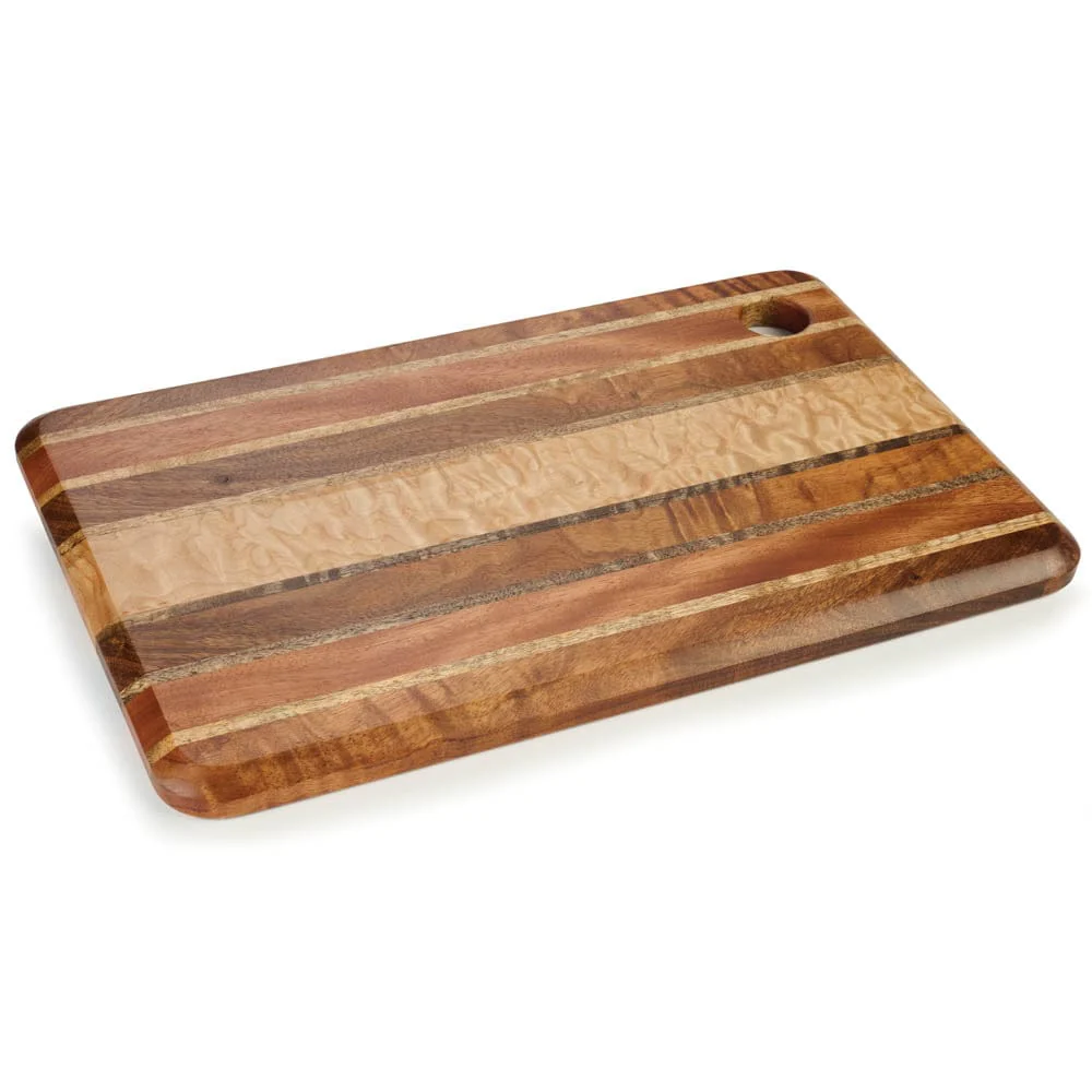 Premium Hawaiian Cutting Board Kit – Queen Liliuokalani – 3/4″ x 10-1/4″ x 16″