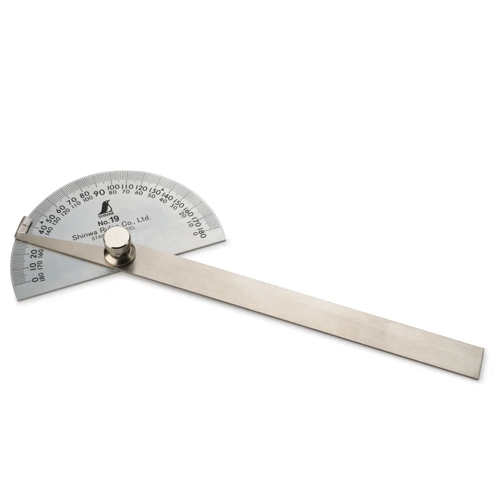 Half-Round Head Protractor with Adjustable Arm - No.19 - Image 2