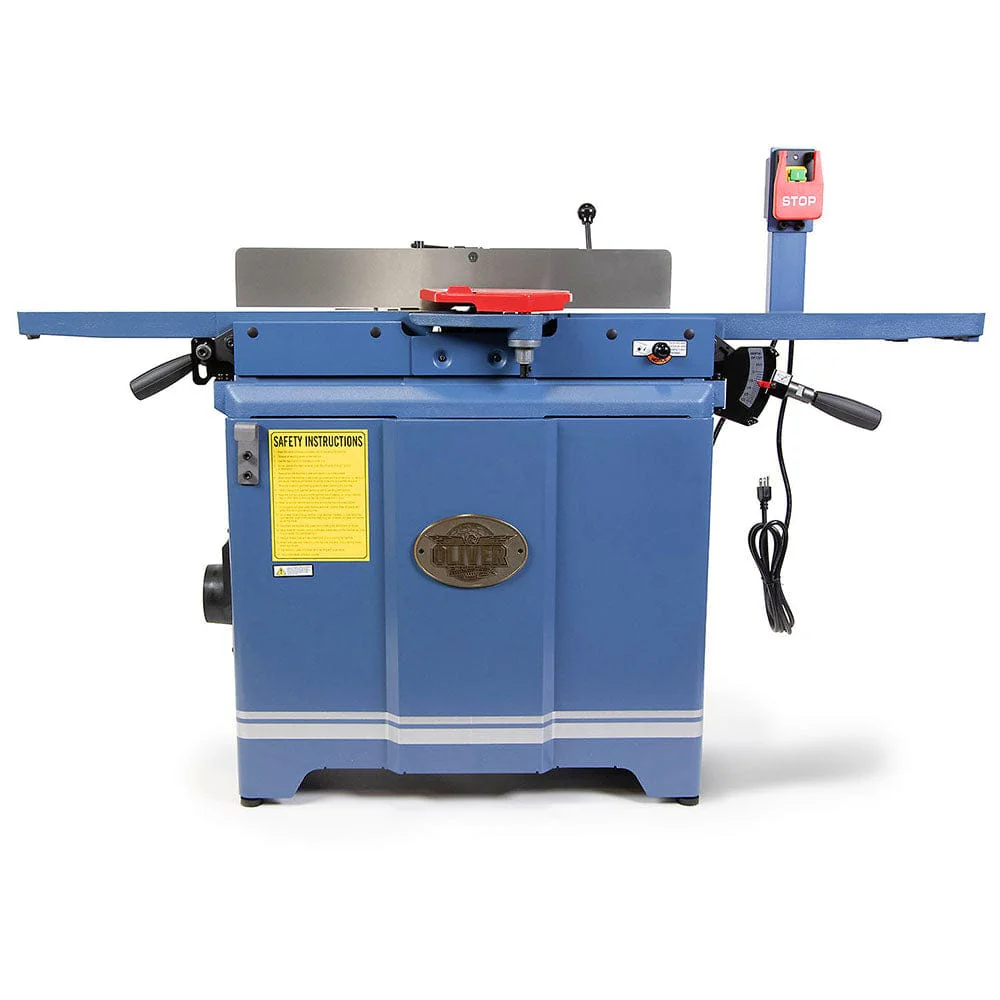 6″ Parallelogram Jointer with Oliver HCX Helical Cutterhead – 1-1/2 HP – 1Ph