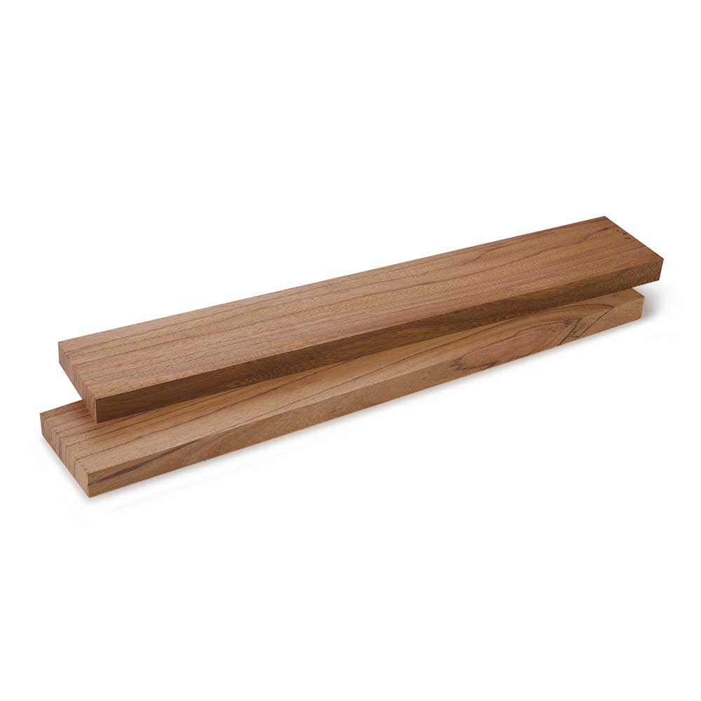 Red Zebrawood / Ebiara – 3/4″ x 3″ x 18″ – 2 Piece Pack