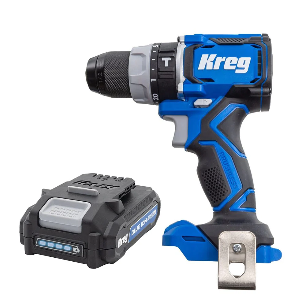 Ionic Drive 1/2″ Compact Hammer Drill  – 20V With 2AH Battery