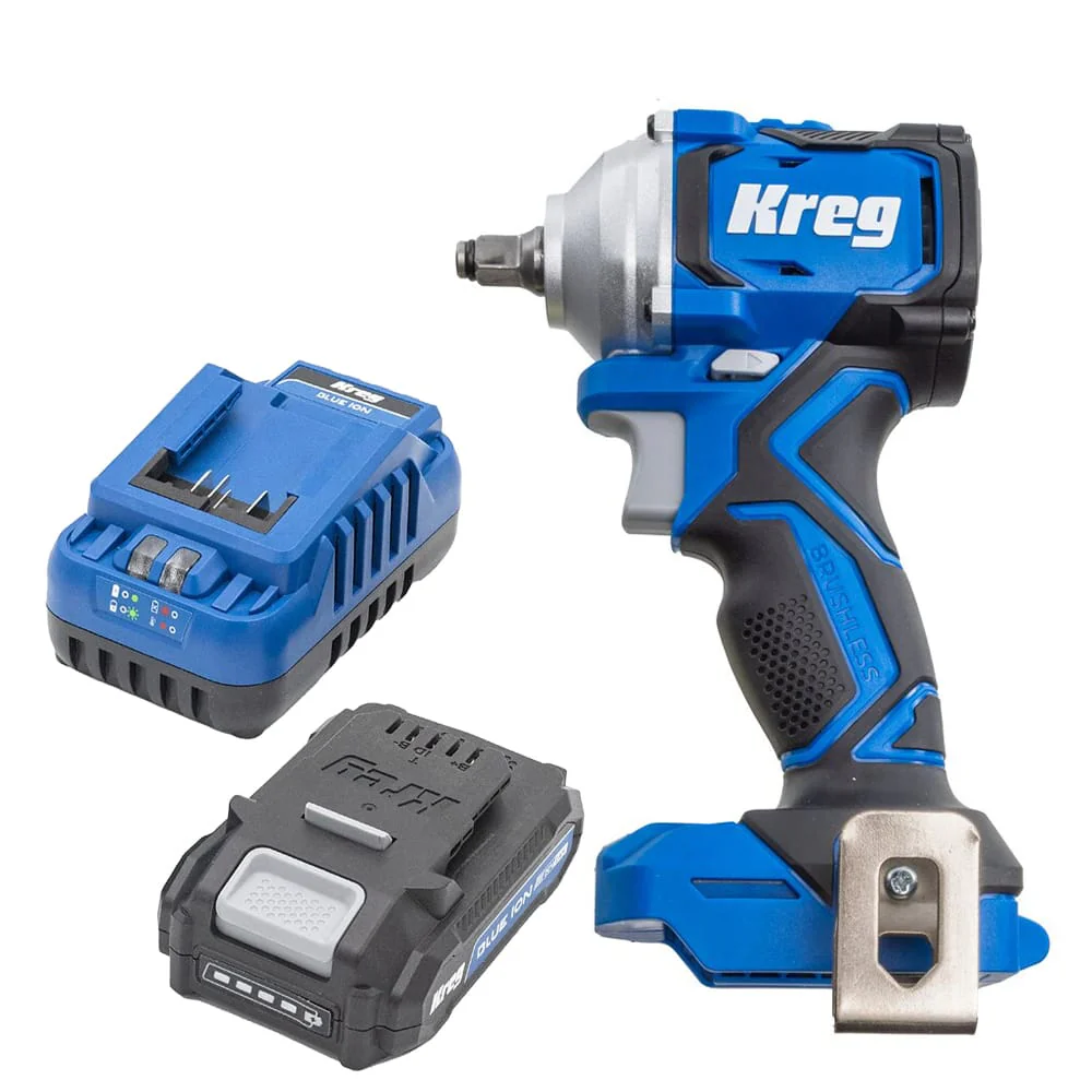 Ionic Drive 3/8” Compact Impact Wrench – 20V With 2AH Battery and Charger Kit