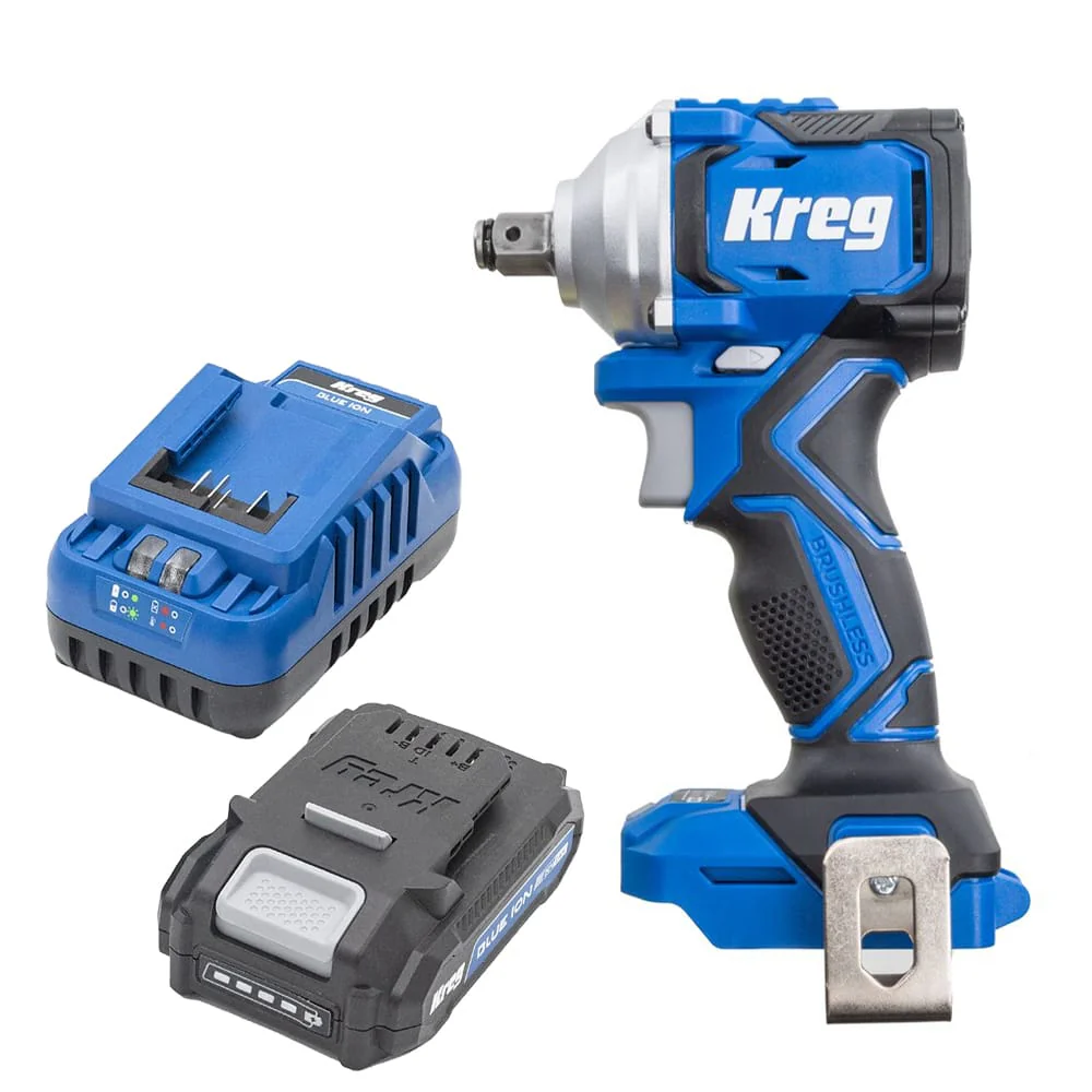 Ionic Drive 1/2” Compact Impact Wrench – 20V With Battery and Charger Kit