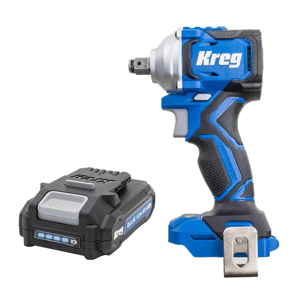 Ionic Drive 1/2” Compact Impact Wrench – 20V With 2AH Battery