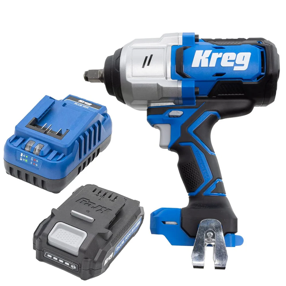 Ionic Drive™ High Torque 1/2″ Impact Wrench – 20V with 2AH Battery and Charger Kit