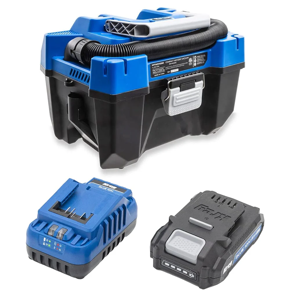 Ionic Drive Wet/Dry Vac with HEPA – 20V With 2AH Battery and Charger Kit