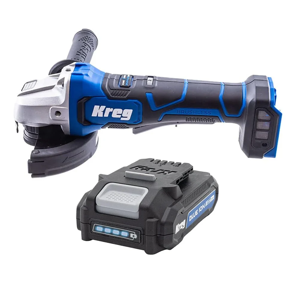 Ionic Drive 4 1/2″ – 5″ Angle Grinder – 20V With 2AH Battery