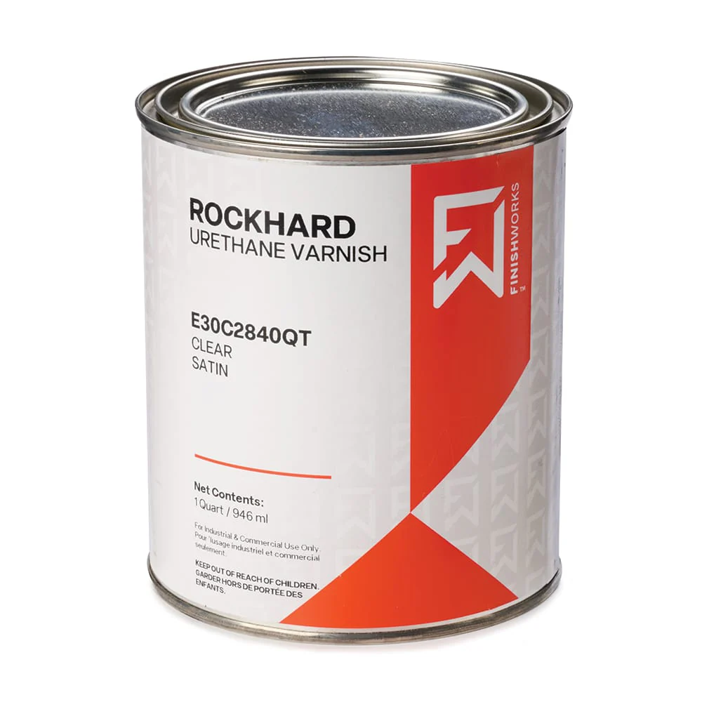 Rockhard Table Top Urethane Varnish – Satin – Quart