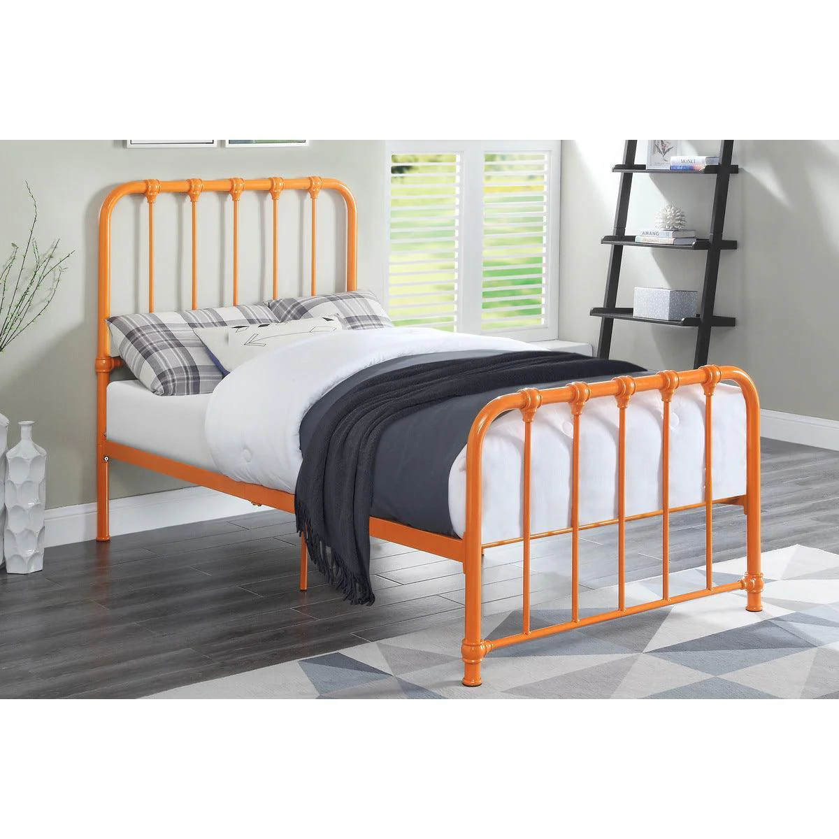 Bethany Orange Platform Twin Bed - Image 3