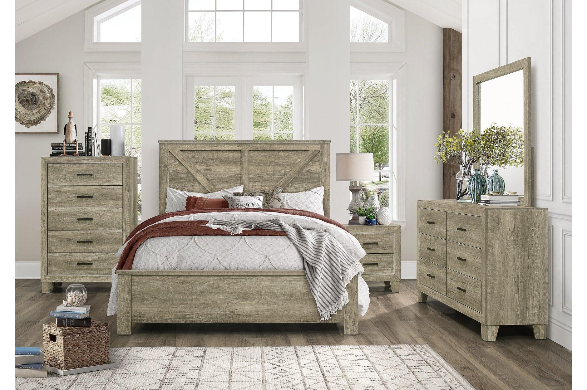 Gray Panel Bedroom Set - Image 1