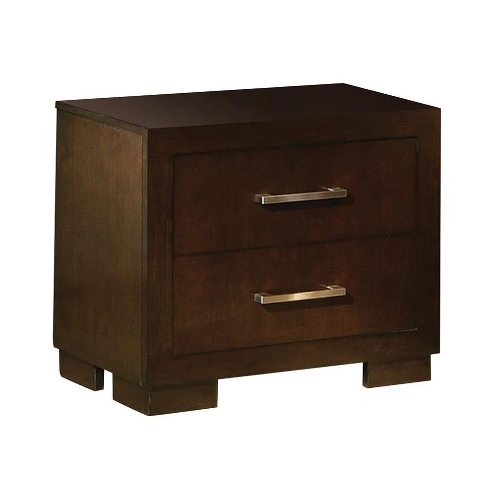 Jessica 2 Drawer Nightstand Cappuccino - Image 2