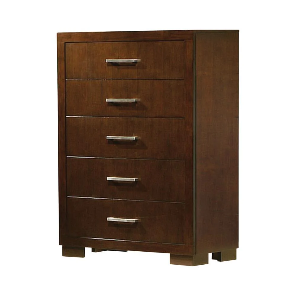 Jessica 5 Drawer Chest Cappuccino - Image 2