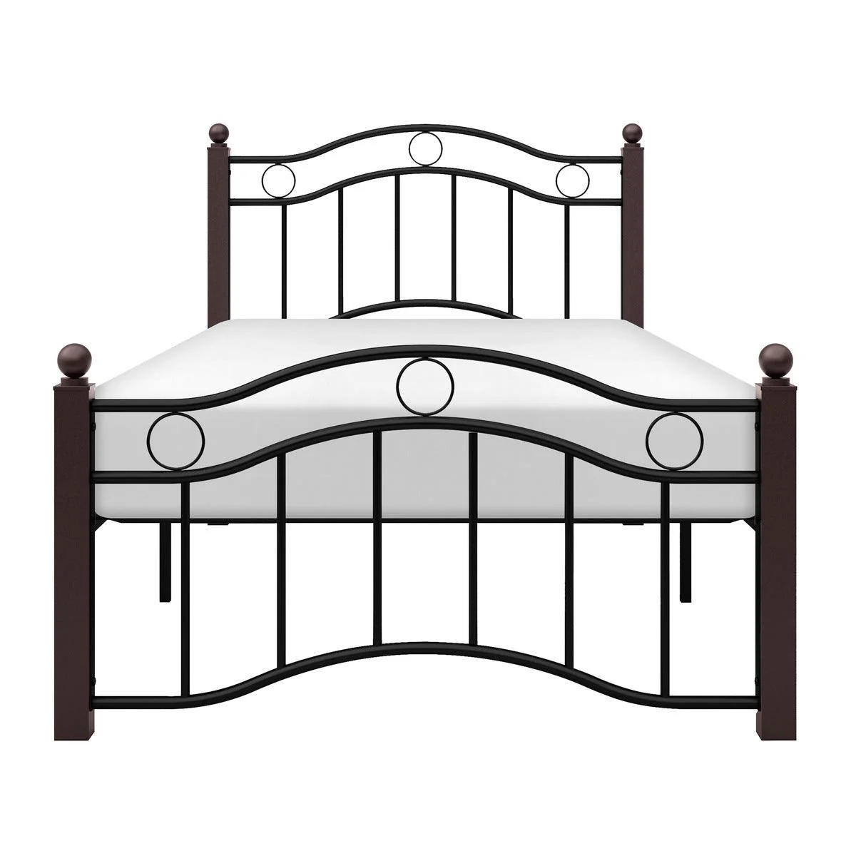 Averny Black Platform Twin Bed