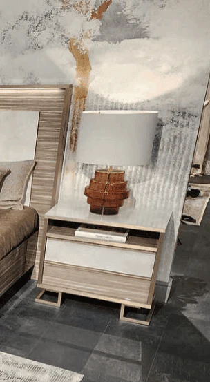 Luce Beige Nightstand - Image 1