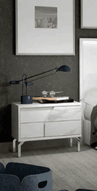 Sofia White Nightstand - Image 1