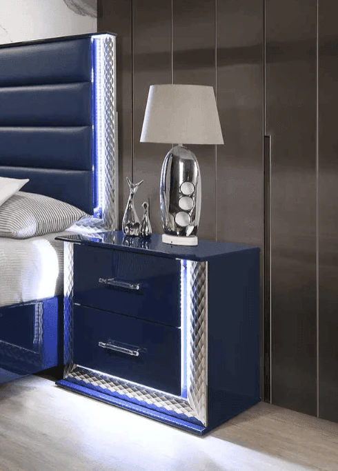 Aya Blue Nightstand - Image 1