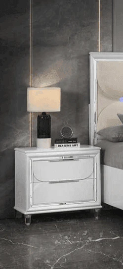 Aria White Nightstand - Image 1