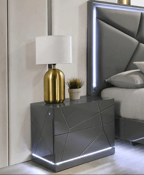 Lily Gray Nightstand - Image 1