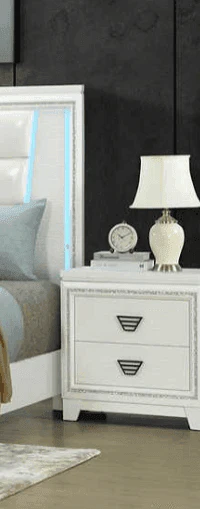 Aanya White Nightstand