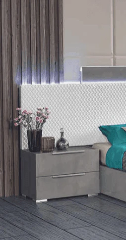Fabiana Gray Nightstand - Image 1