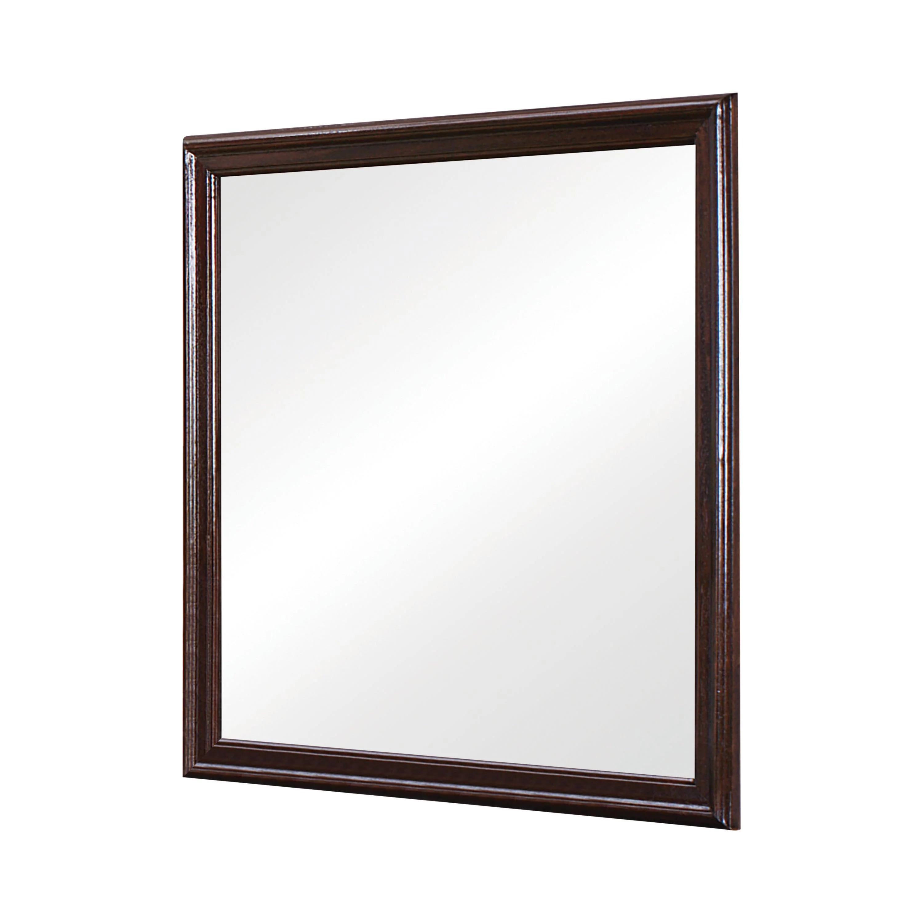 Louis Philippe Square Mirror Cappuccino - Image 2