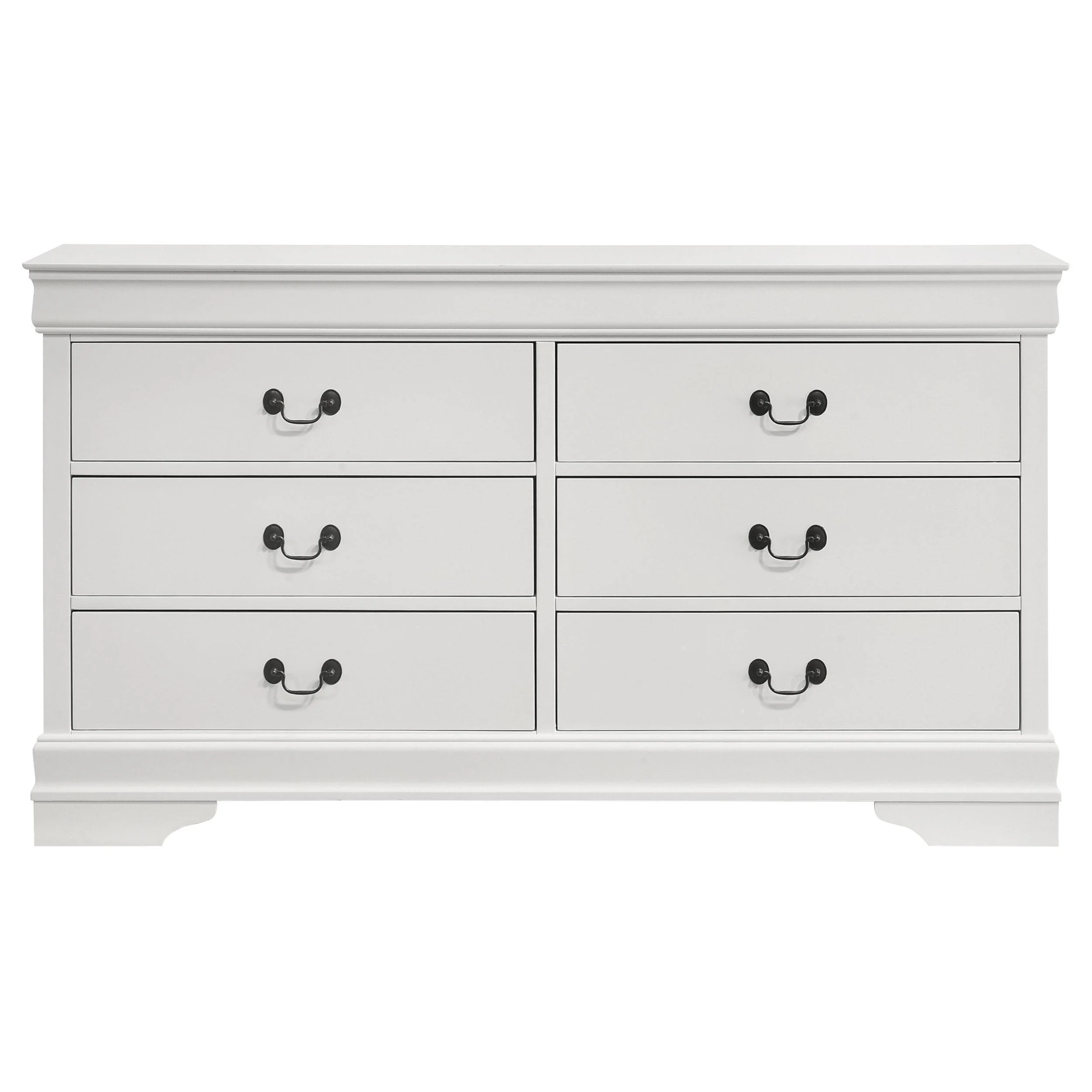 LOUIS PHILIPPE Louis Philippe 6-drawer Dresser White 202443 - Image 3
