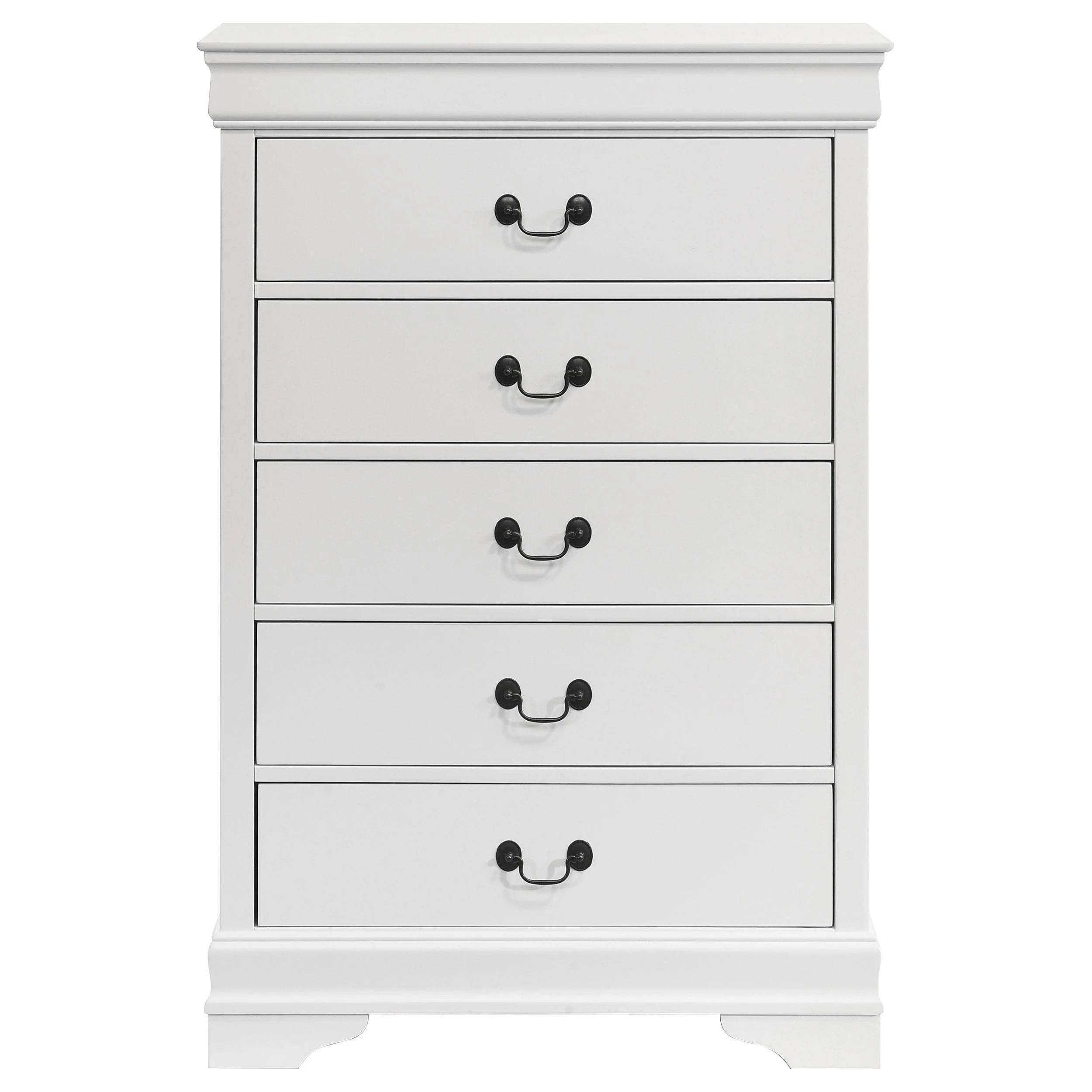 LOUIS PHILIPPE Louis Philippe 5-drawer Bedroom Chest White 202445 - Image 3