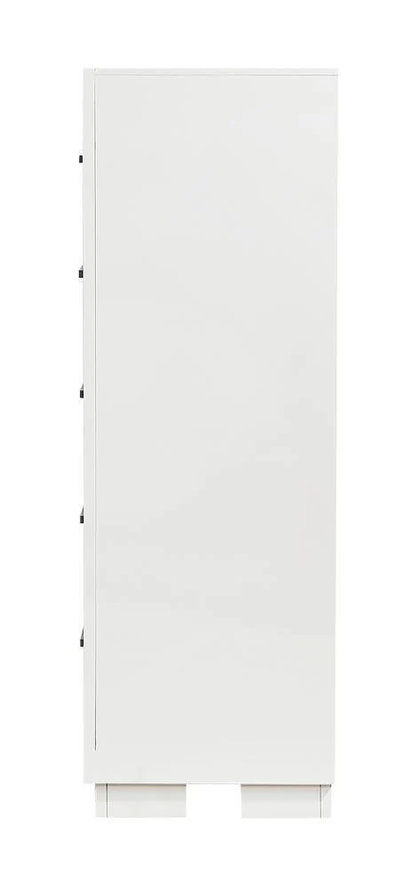 Jessica 5 Drawer Chest White - Image 3