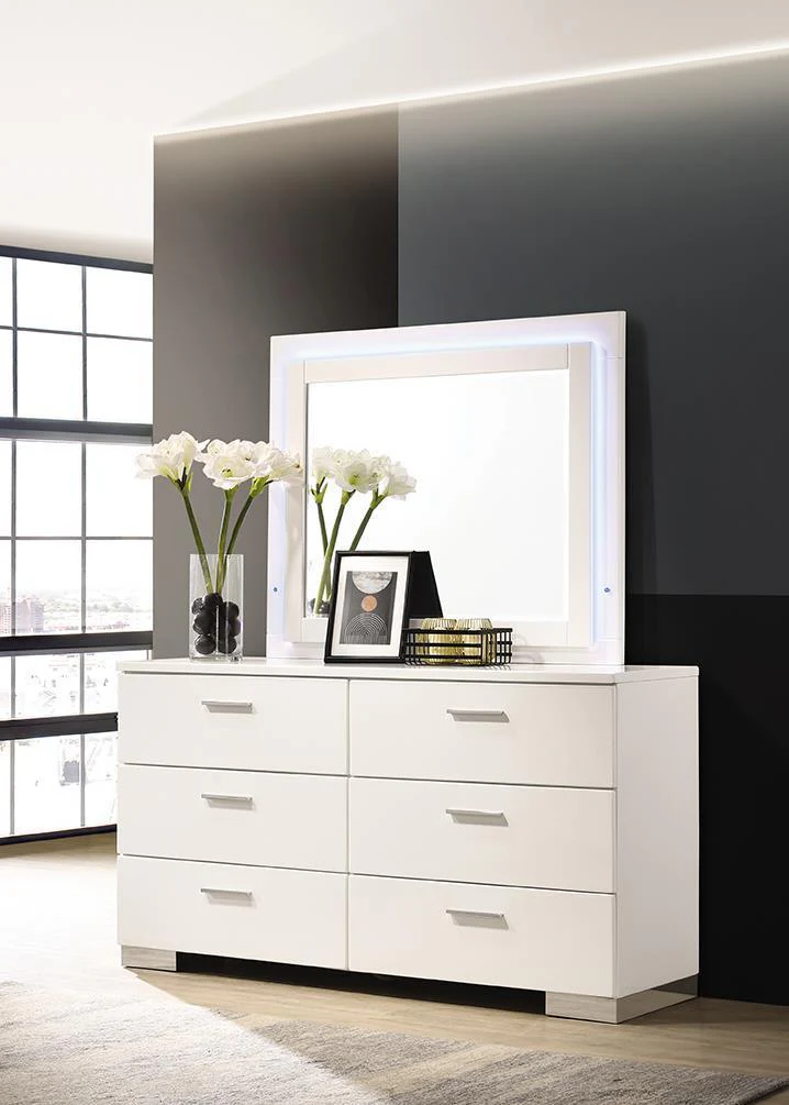 Felicity Neutral White LED Mirror - Image 1