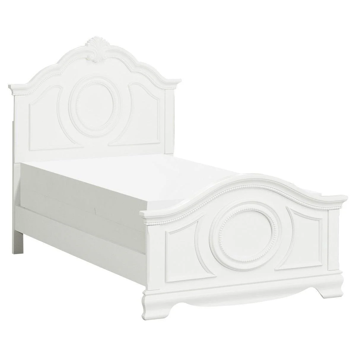 Lucida White Panel Full Bed - Image 2