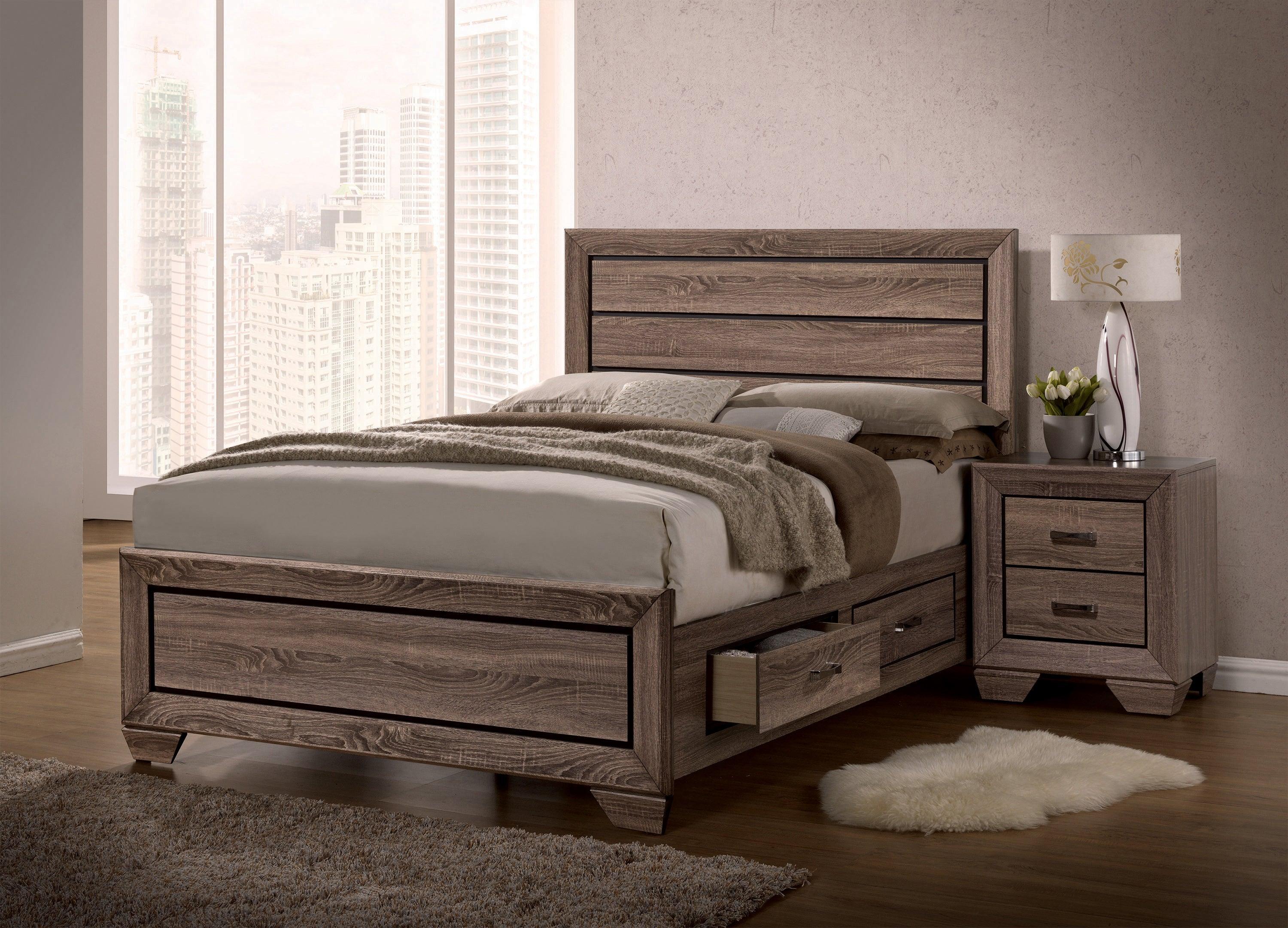Kauffman 5 Drawer Chest Washed Taupe - Image 3