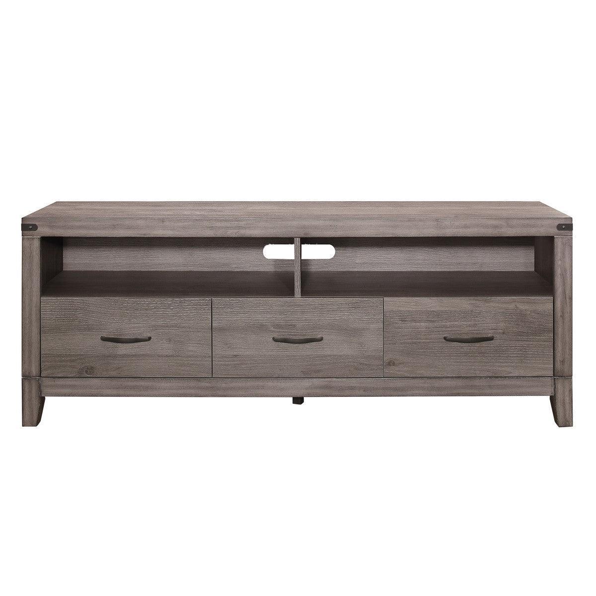 Woodrow Brown Gray Tv Console - Image 1