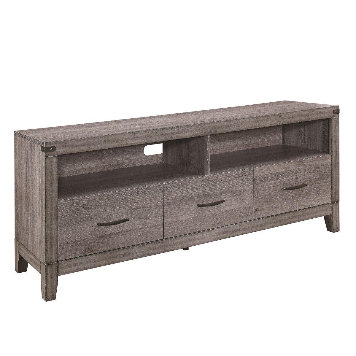 Woodrow Brown Gray Tv Console - Image 2