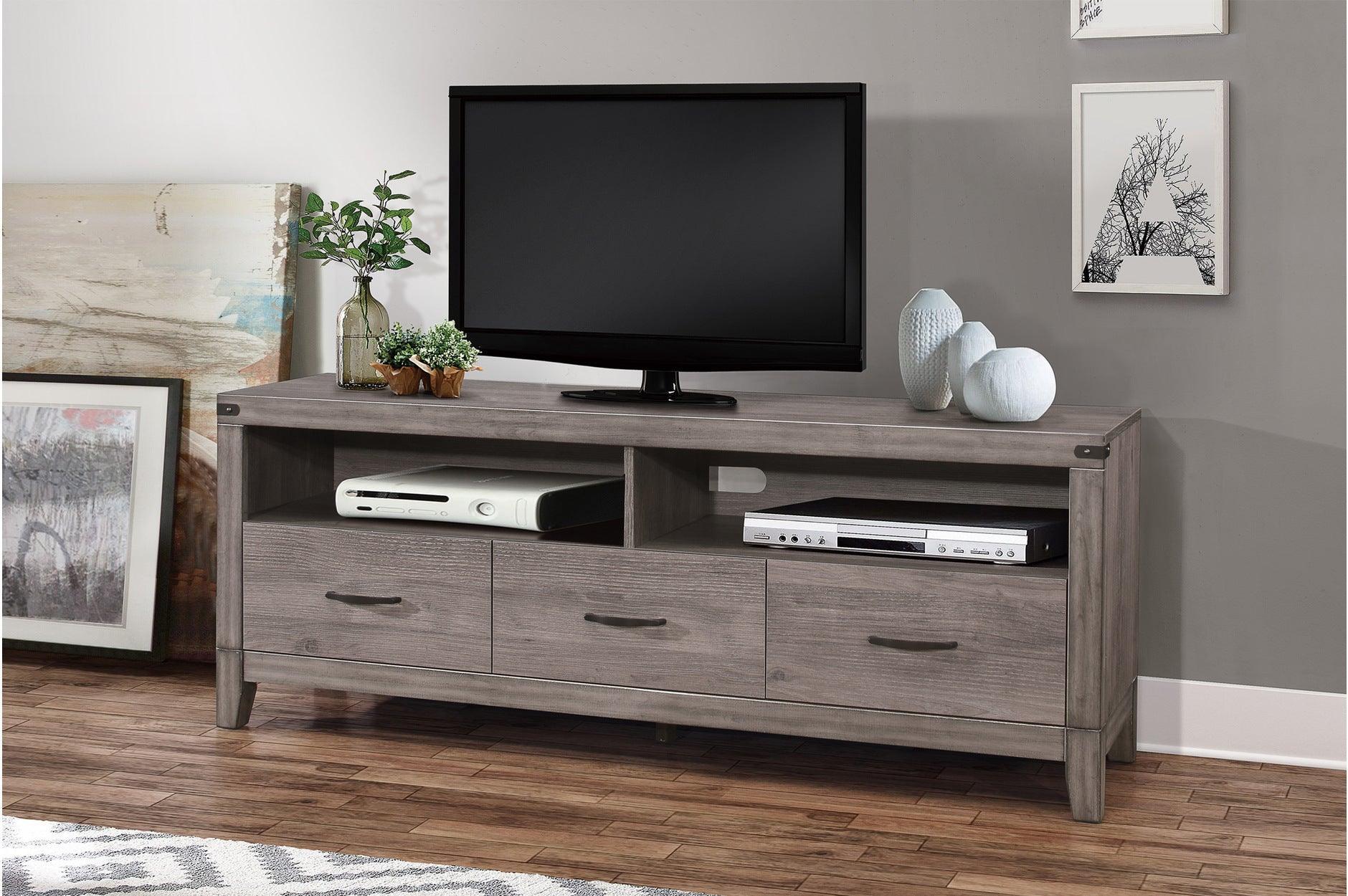 Woodrow Darked Storage Tv Console - Image 2