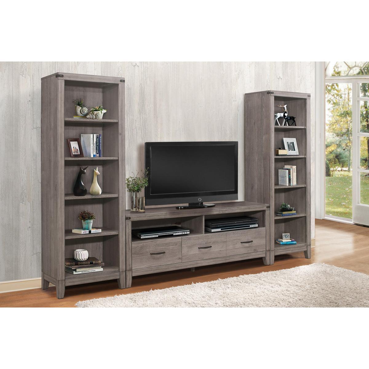 Woodrow Brown Gray Laminate Side Pier - Image 3