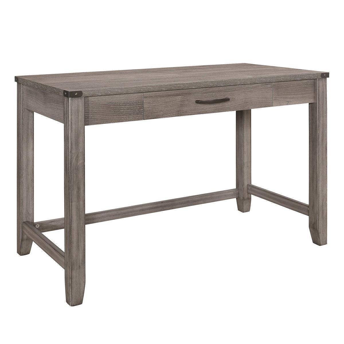 Woodrow Browninsh Gray Laminate Writing Desk - Image 2